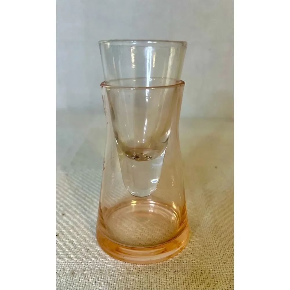 Vintage Luigi Bormioli Shooter Glass and Ice Carafe Cooler EVC